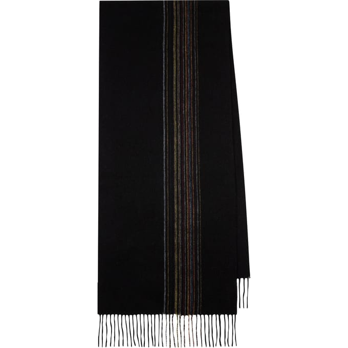 Paul Smith Scarf Offset Signature Black Taglia: OS | Sciarpe Outlet | Uomo | Nero