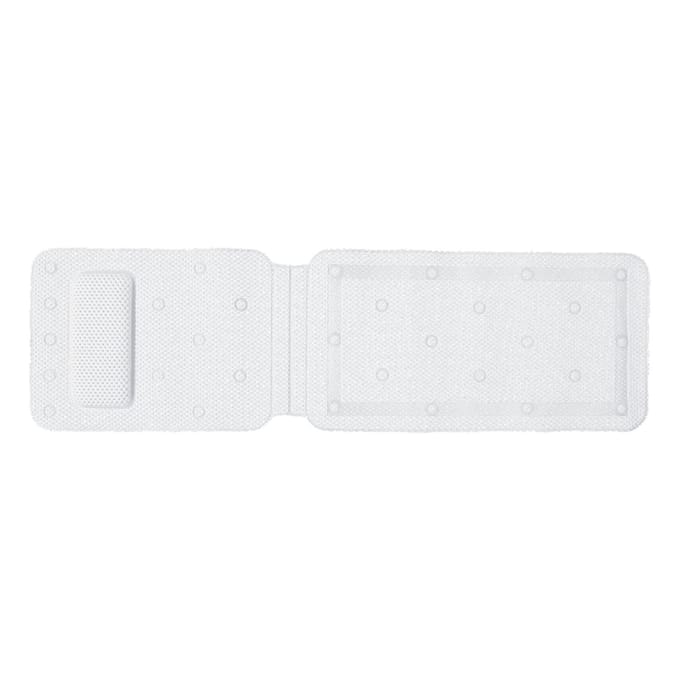 Volledig Lichaam Spa Bad Matras Kussen Zacht Gewatteerde Badmat met Ademend white