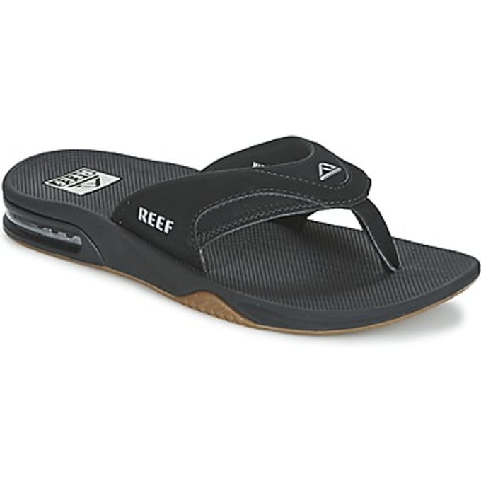 Reef Fanning Heren Slippers - Black/Silver - Maat 50
