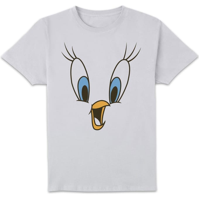 Looney Tunes Tweety Face T-shirt - Wit - M