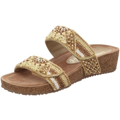 Sandalen met sleehak Lazamani -