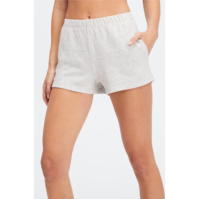Fabletics Lightweight Go-to Slim Sweatshort Light Grey Heather Taglia: 2X REG | Pantaloncini Outlet | Donna | Grigio