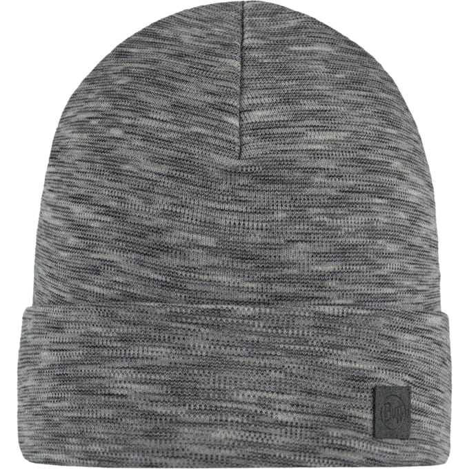 Buff Merino Zwaargewicht muts voor volwassenen (Grijs)