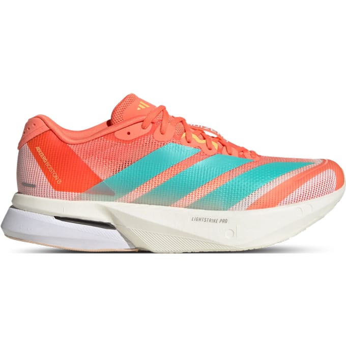 Adidas Adizero Boston 13 Sneakers Dames - Oranje - Maat 40 - Mesh/Synthetisch