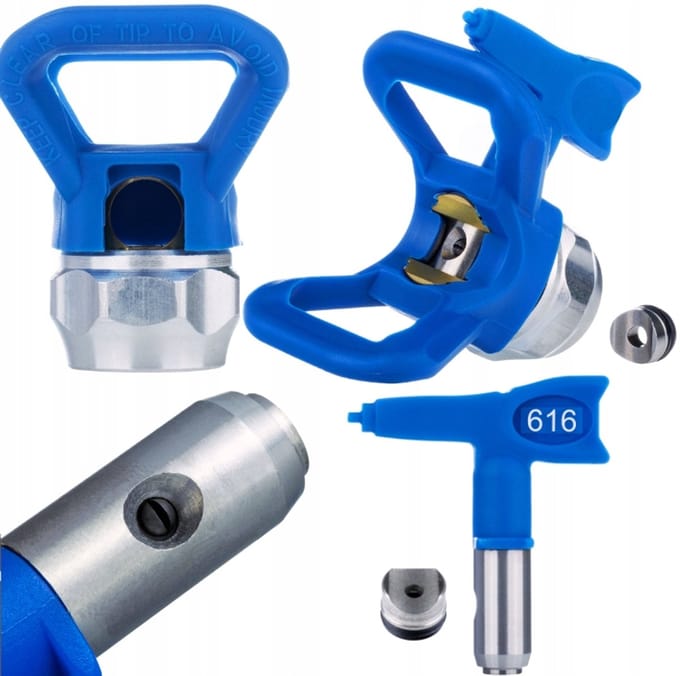 Zenthril Spuitmond Set Model 616 SoftFlow Low-Pressure - Spuitmondkap FFLP - 30 Cm Sproeibreedte