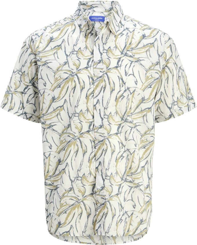 JACK&JONES - JORJOSHUA SPLIT AOP SHIRT SS LN - Heren - Overhemden