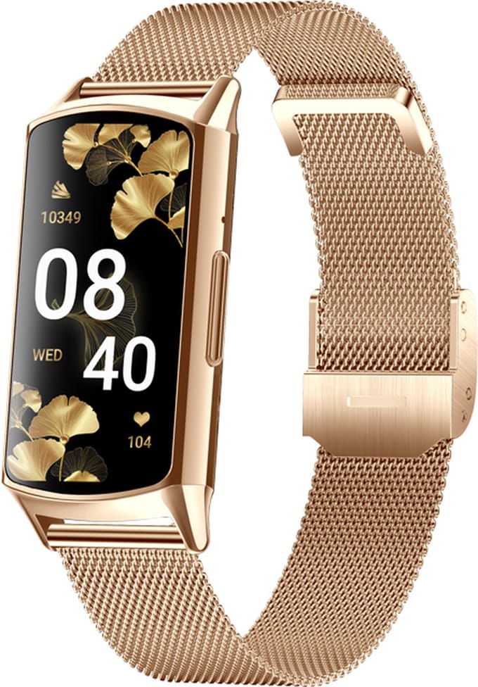 Kiraal Diva - Stijlvolle Activity Tracker - Functioneel - Android & iOS - RVS - Goud