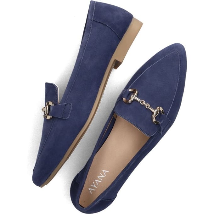 AYANA 4788 Loafers - maat 39.5 - Instappers - Dames - Blauw