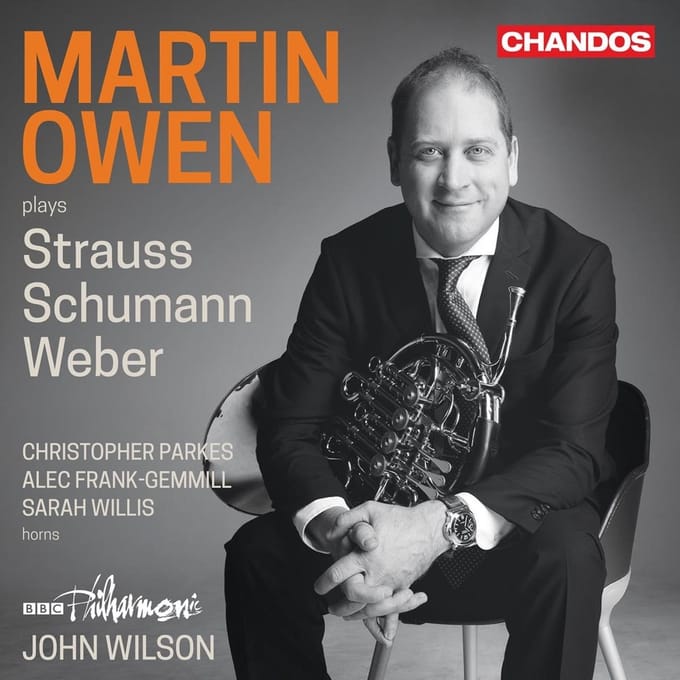 Martin Owen , BBC Philharmonic, John Wilson - Martin Owen Plays Strauss, Schumann, Weber (CD)