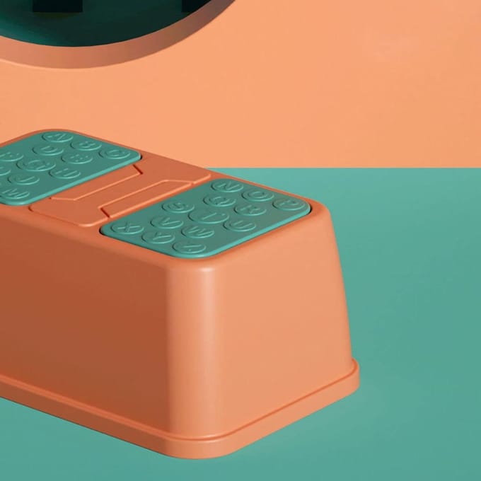 Toiletkrukje - Krukje Kinderen - Zindelijkheidstraining - Antislip Ontwerp - 16H cm - Rood