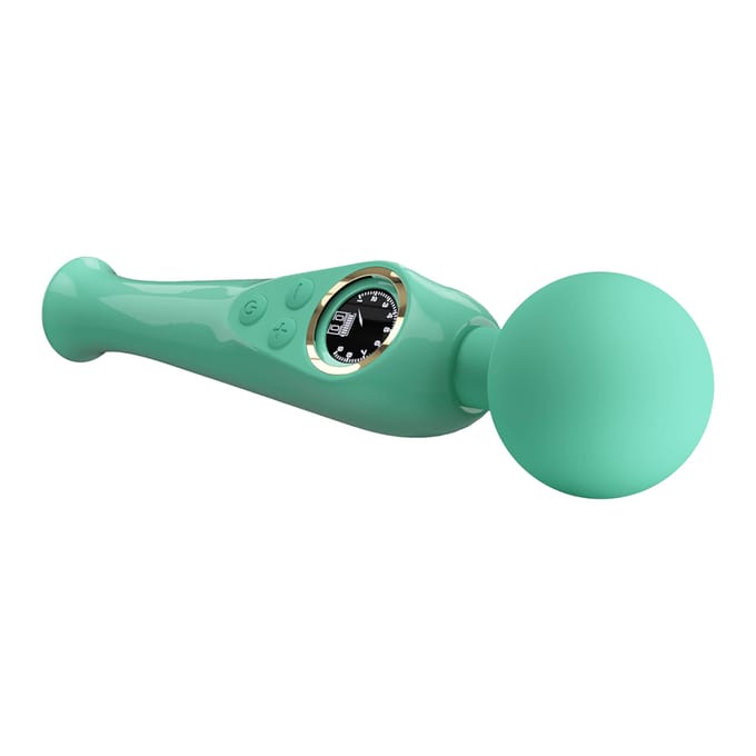 Pretty Love - Skyler - Wand Vibrator - Met LCD Display - Turquoise
