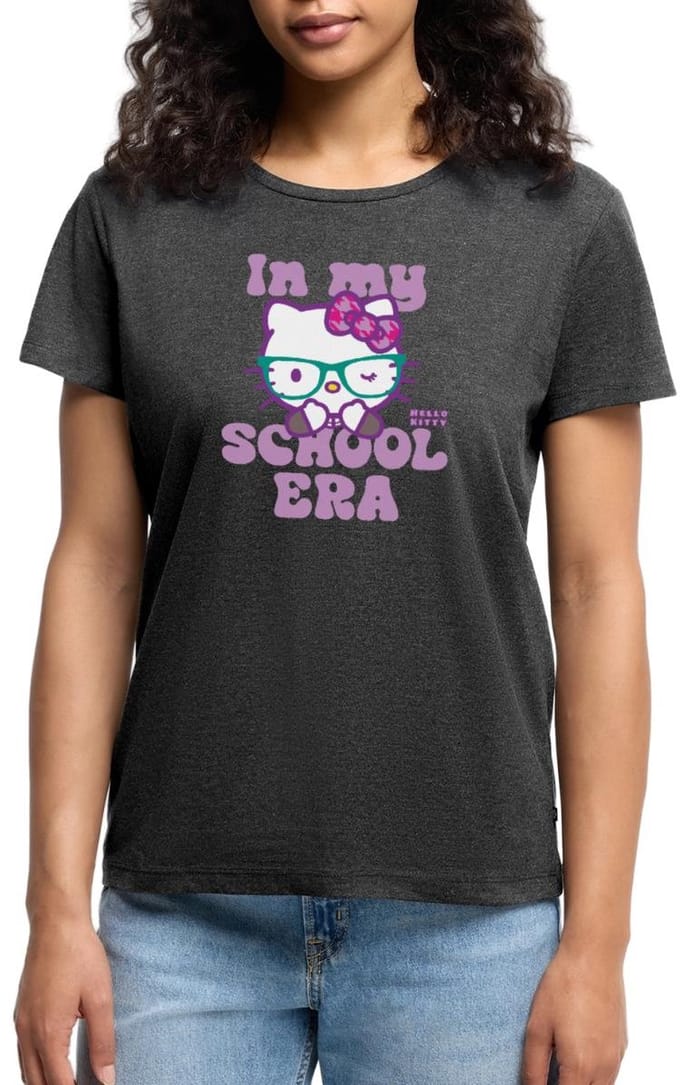 Hello Kitty Met Bril In My School Era Premium T Shirt Dames
