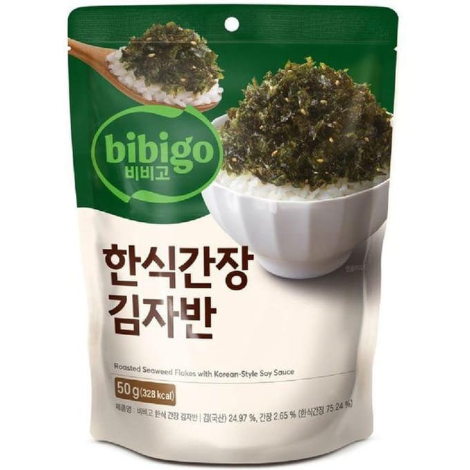 Bibigo - Koreaanse Sojasaus Kim Jaban 50G 1PCS gray