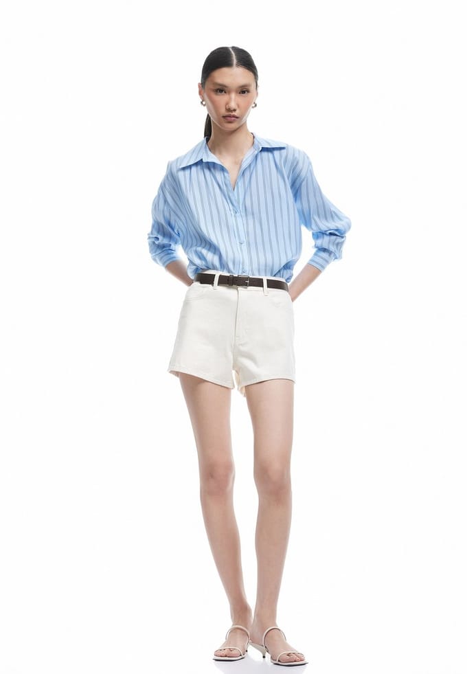 Mini-lengte Normale taille Shorts