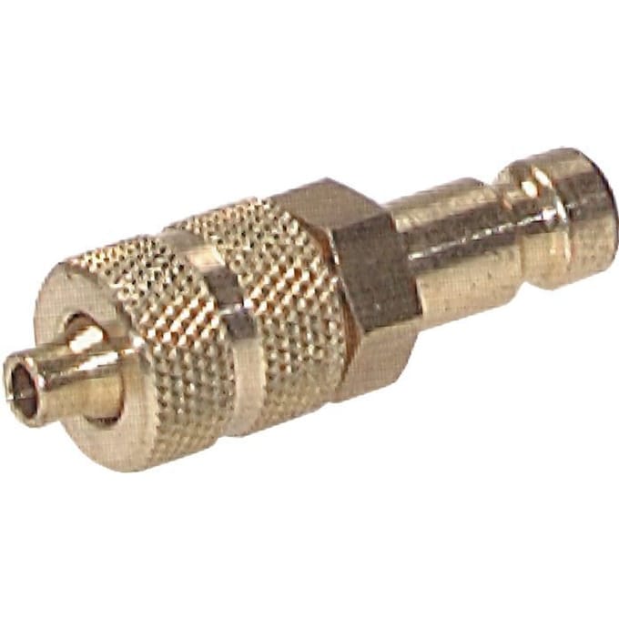 Messing DN 2.7 (Micro) Luchtkoppeling Insteeknippel 4x6 mm Push-On [2 Stuks]