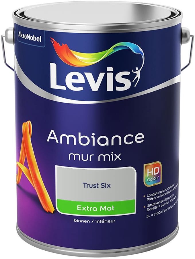 Levis - Ambiance Mur Extra Mat Mix - Trust Six - Mengverf - 5 L