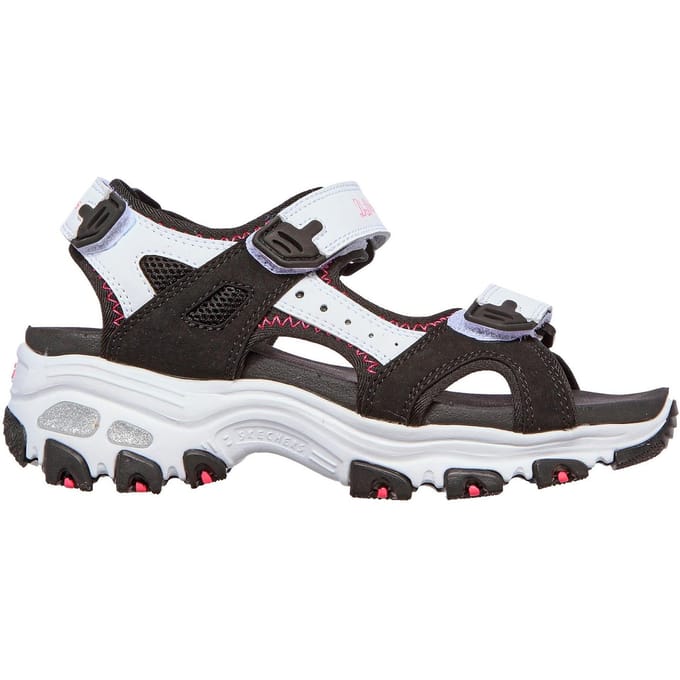 Skechers Sport sandalen voor kinderen (Zwart, Wit)