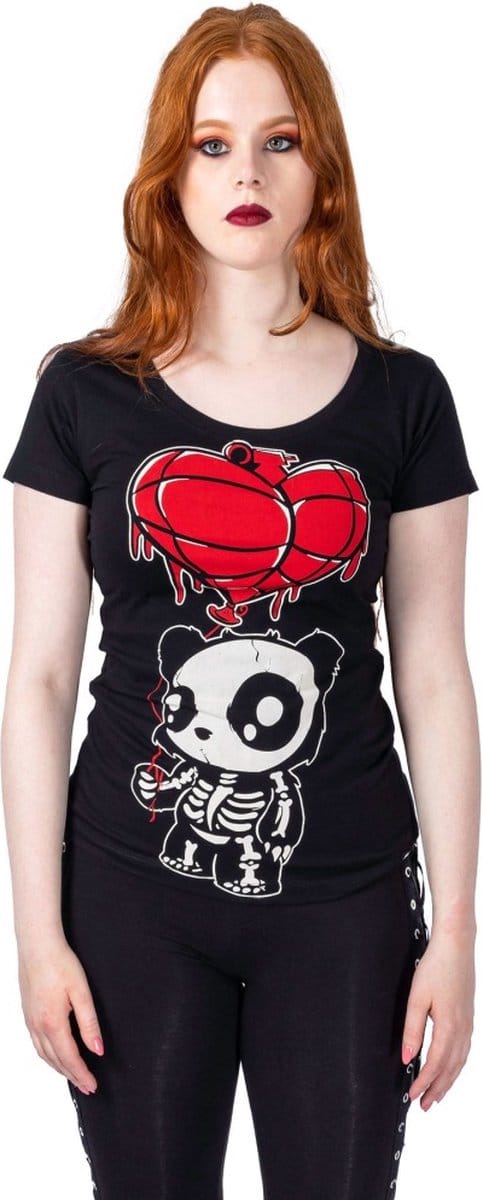 Cupcake Cult - Explosive Killer Love Top - M - Zwart