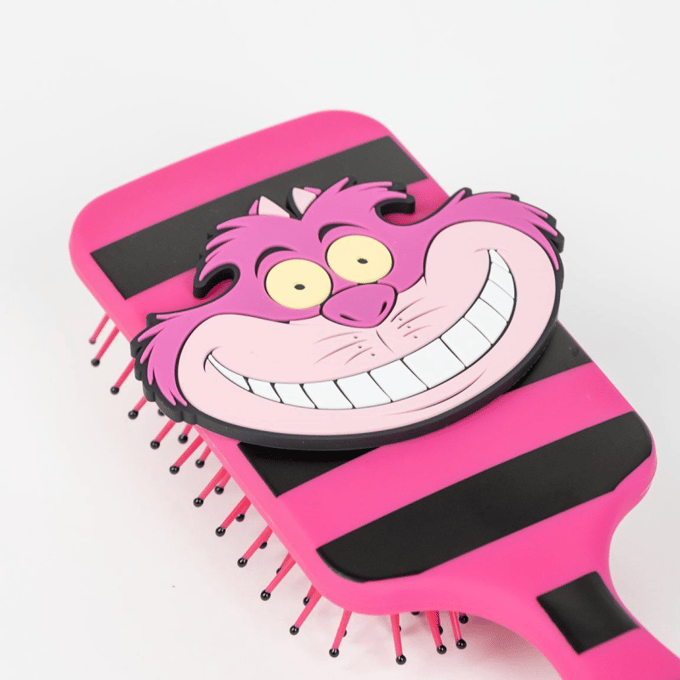 Alice In Wonderland Cheshire Cat Unisex Haarborstel - roze/zwart - Standard