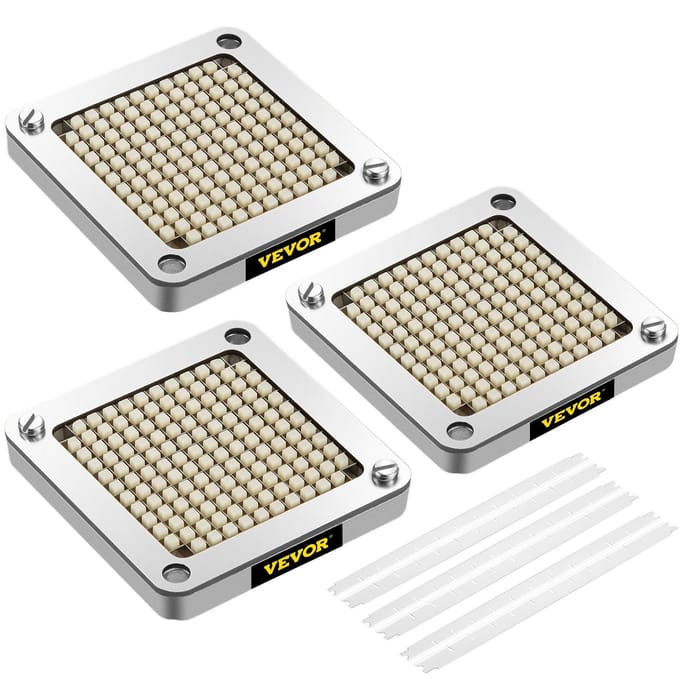 Coupeuse Chopper pour Frites Lame de Remplacement & Bloc Poussoir 1/4 pouce 3 Pièces