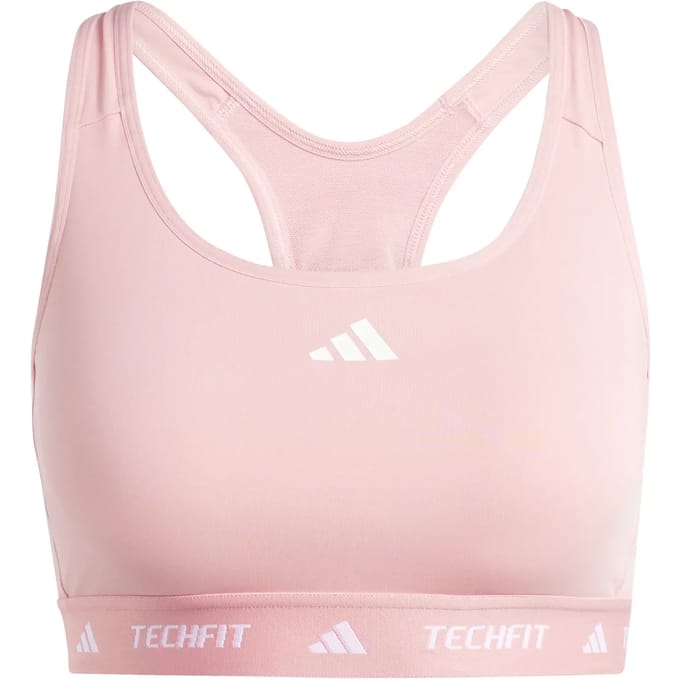 adidas Performance TECHFIT Medium-Support Beha - Dames - Roze- L C-D