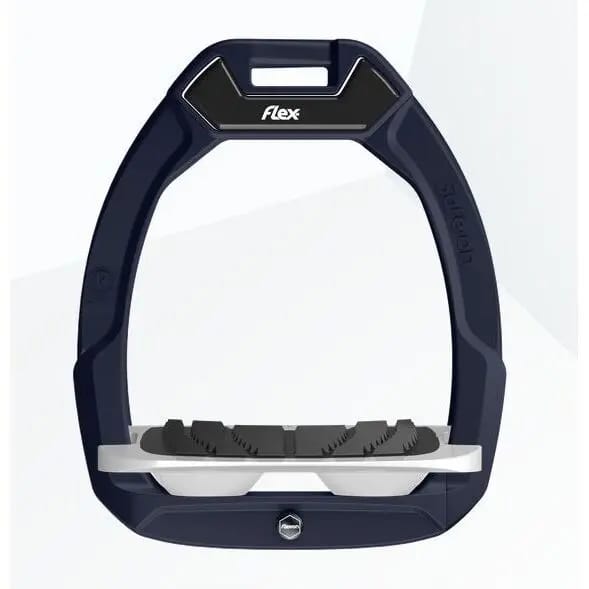 Veiligheidsstijgbeugels Paardrijden Incline Grip Groen/Grijs/Wit Flex-On Safe-On