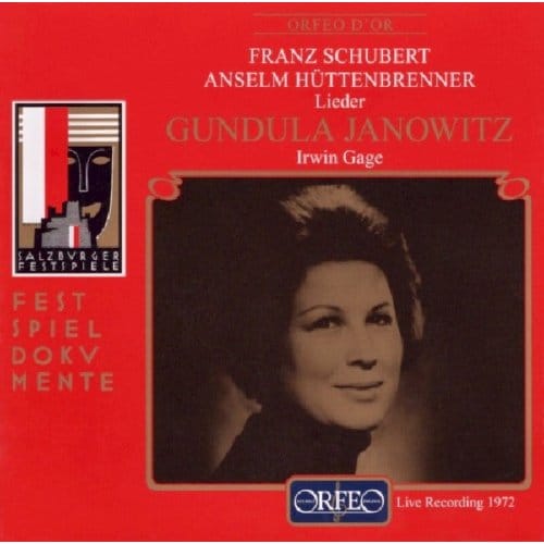 Gundula Janowitz & Irwin Gage - Schubert/Hüttenbrenner: Lieder (CD)