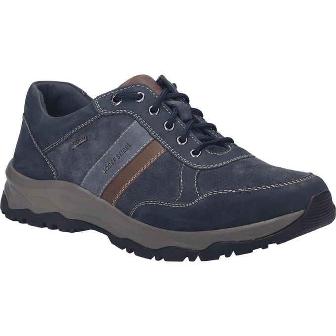 JOSEF SEIBEL Heren Lage schoen Leroy 56 in blauw