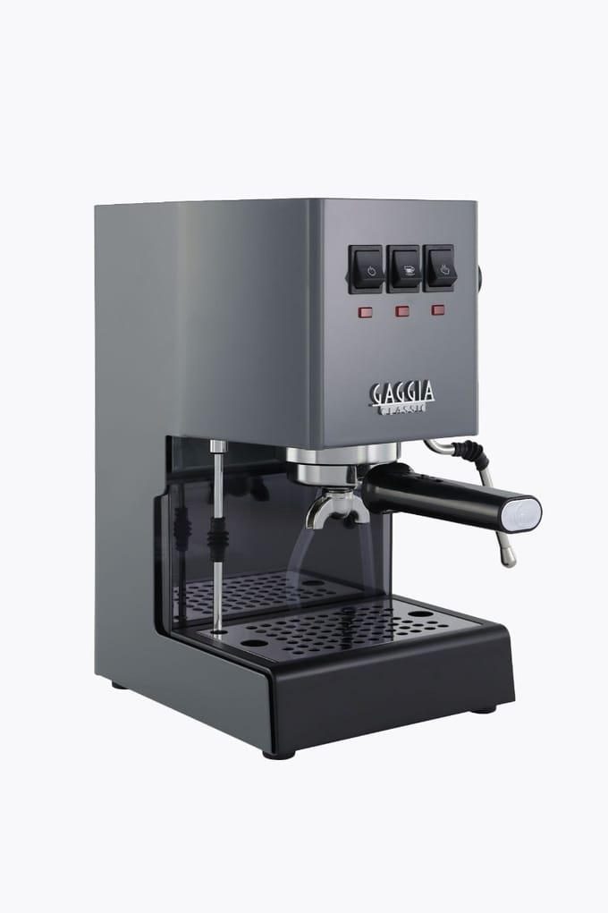 Gaggia Classic Evo Pro E24 Espressomachine | 886948116020 | Grijs | Professionele portafilter machine met messing boiler voor perfecte espresso