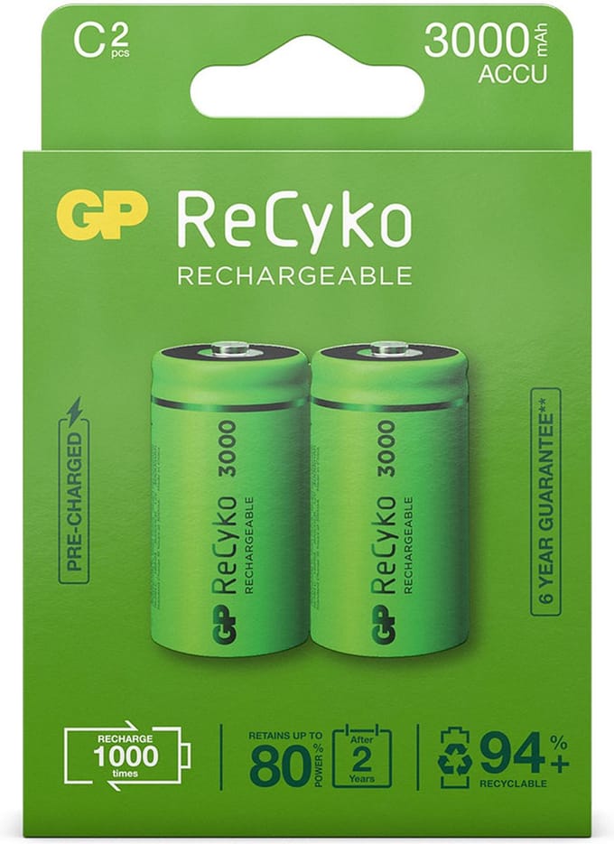 GP Oplaadbare batterij NiMH C A2 2200mAh