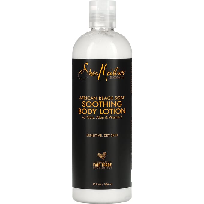 SheaMoisture, African Black Soap, Soothing Body Lotion, 369g (13oz) white