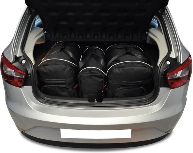 SEAT IBIZA HATCHBACK 2008-2017 3-delig Reistassen Auto Interieur Kofferbak Organizer Accessoires