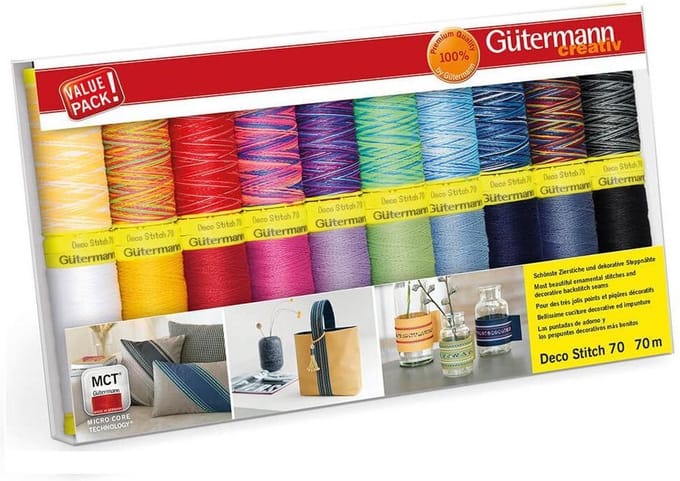 Gütermann naaigarenset deco stitch - 20 x 70m