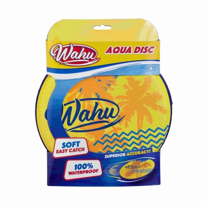Wahu Aqua Disc Geel/ Oranje 100% waterproof frisbee