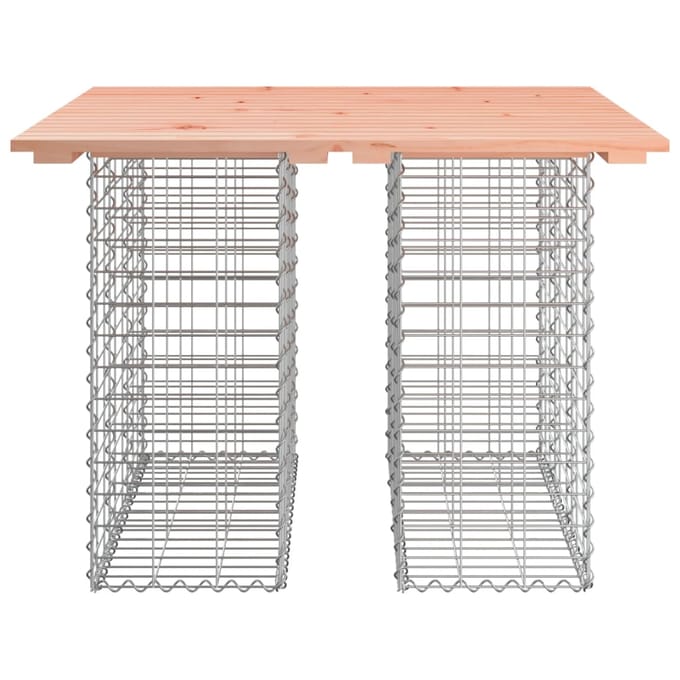 vidaXL - Tuintafel - schanskorfontwerp - 100x102x72 - cm - massief - douglashout