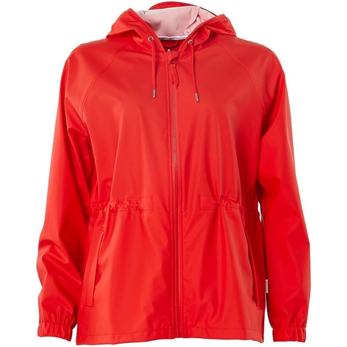 Rains - Maat XXS - W Jacket 1268 Regenjas Vrouwen - Rood