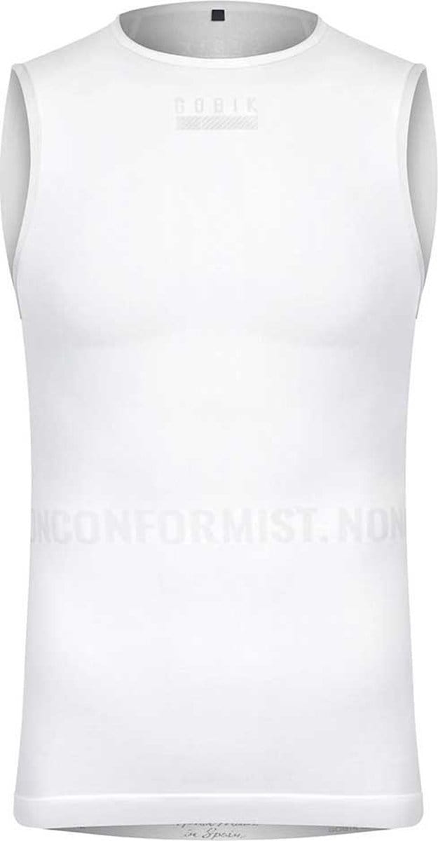 Gobik Limber Skin Mouwloos Basislaag Wit M Man