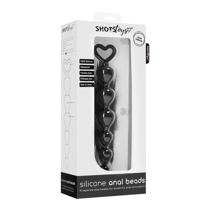 'Silicone Anal Beads', 17,5 cm
