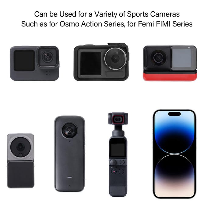 Magnetische Zuignapbeugel met 8 Hoogsterke Magneten Quick Release Camera voor Eerste Persoons Schieten black