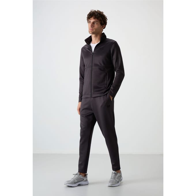 Heren Polyester Scuba Actieve Set Met Ritskraag