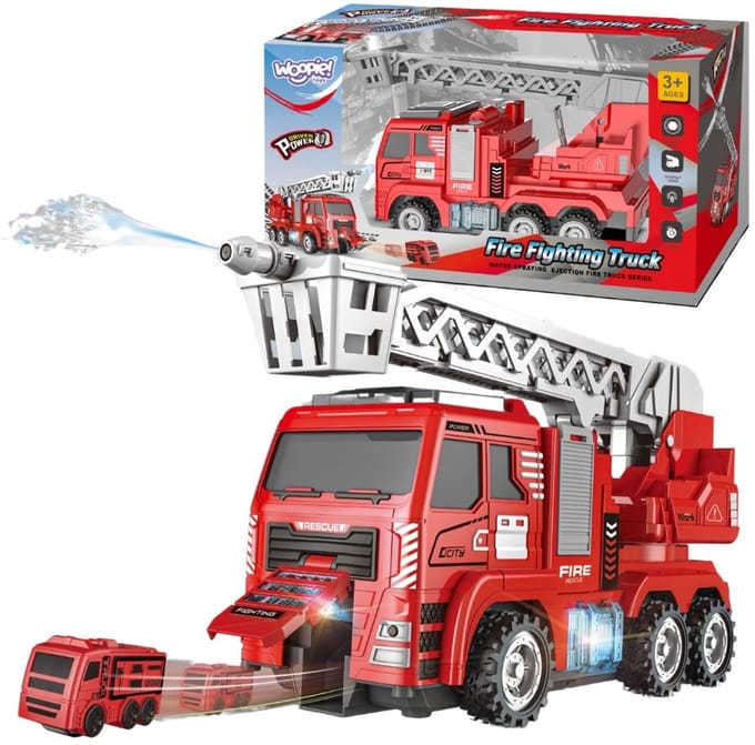 Woopie interactieve brandweerwagen met bewegende ladder - UNI