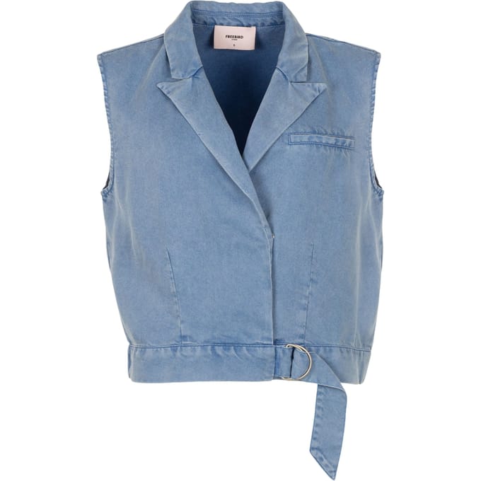 Freebird Gilet  Donkerblauw Gabriela