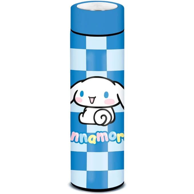 Karactermania – Cinnamoroll Slimme Thermosfles 500 ml – Blauw – RVS