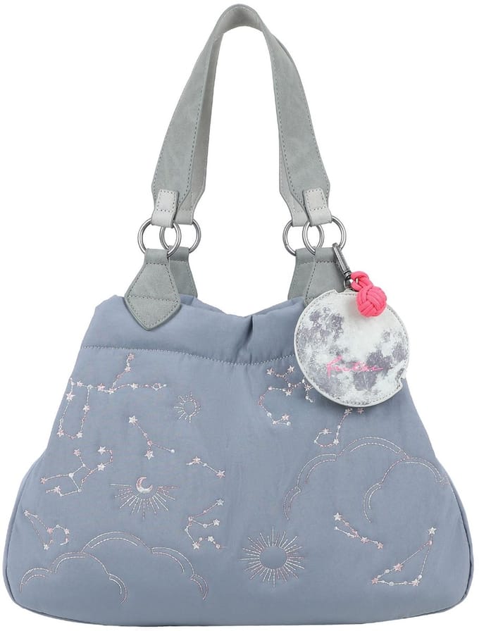Fritzi aus Preußen schoudertas Izzy Medium Limited Shoulder Bag Cosmo blauwgrijs