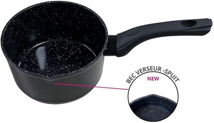 Steelpan keramisch met gietbek 16cm