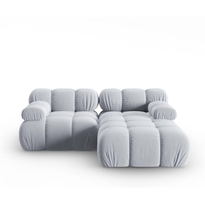Modulaire-3-zitshoekbank Tropea rechts velvet | Milo Casa