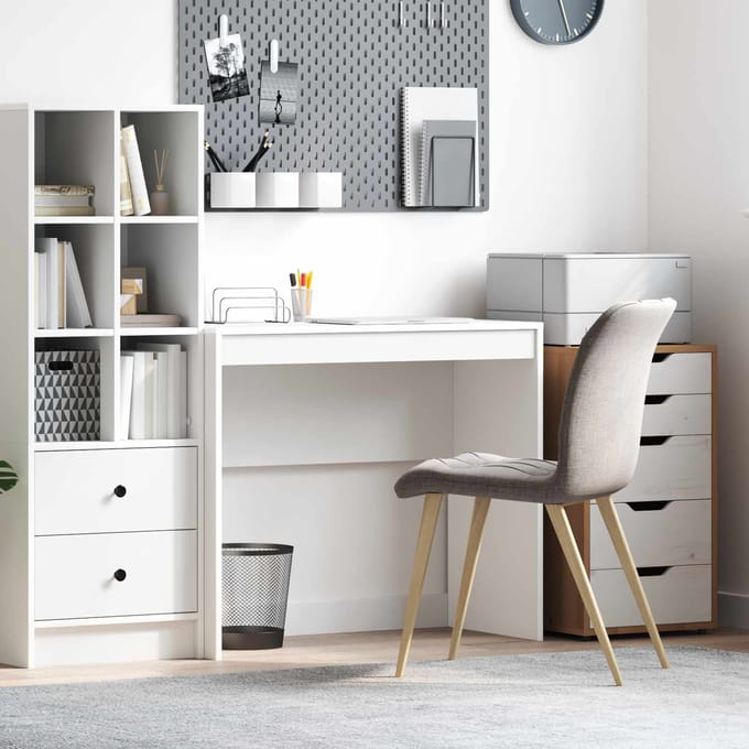 vidaXL - Bureau - Wit - 90 - x - 40 - x - 76 - cm