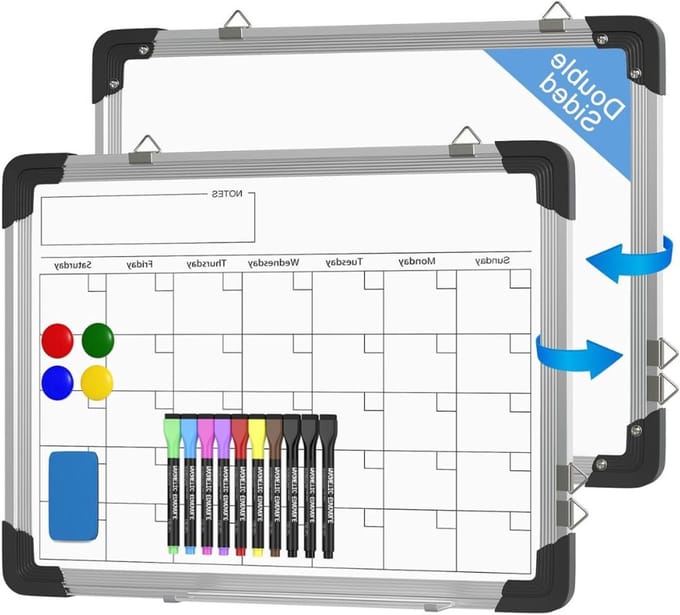 CRLYN® Mobiel Whiteboard - Weekplanner - Maandplanner - Jaarplanner - Magnetisch -