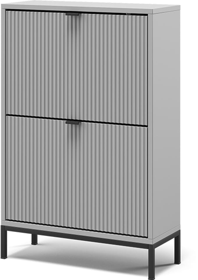 Vicco Eliza Schoenklaprek – 60 x 92 cm met 2 uitklapbare lades Grijs