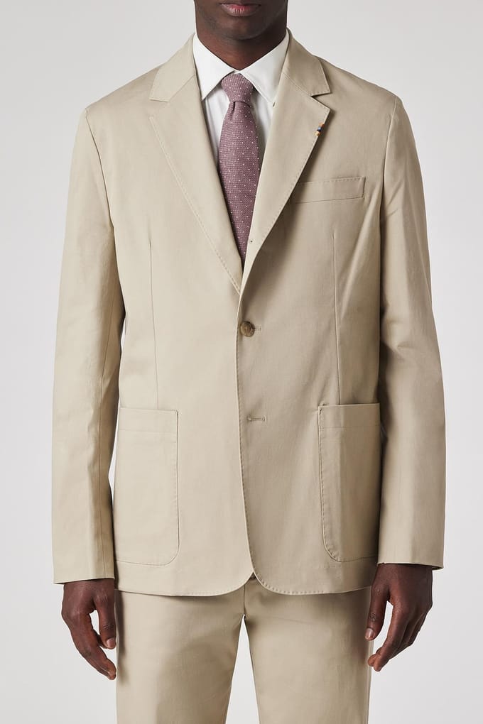 Paul Smith 2btn Sb Jacket Khaki Taglia: 56 | Pantaloni da completo Outlet | Uomo | Marrone
